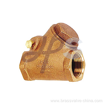 Brass swing check valves